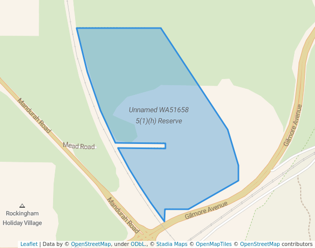 Unnamed WA51658 5(1)(h) Reserve