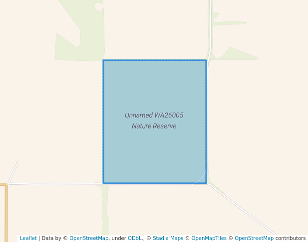 walking in Unnamed WA26005 Nature Reserve map in Wagin