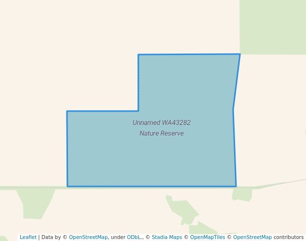Unnamed WA43282 Nature Reserve in Dudinin | Map and Routes