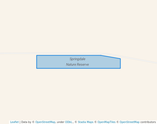 walking in Springdale Nature Reserve map in East Munglinup