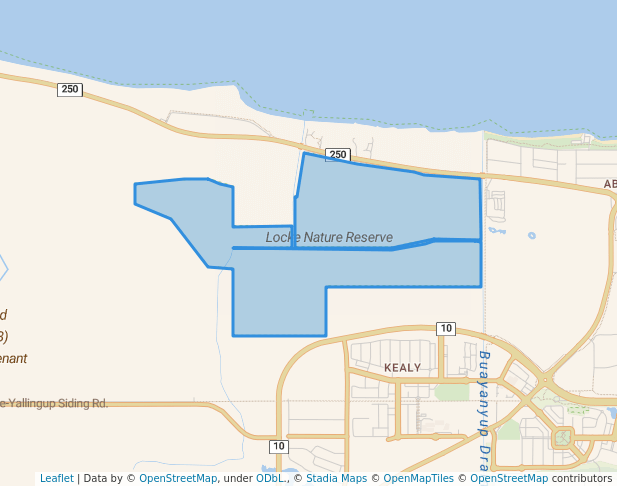 walking in Locke Nature Reserve map in Abbey