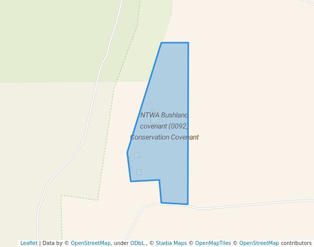 walking in NTWA Bushland covenant (0092) Conservation Covenant map in Meerup