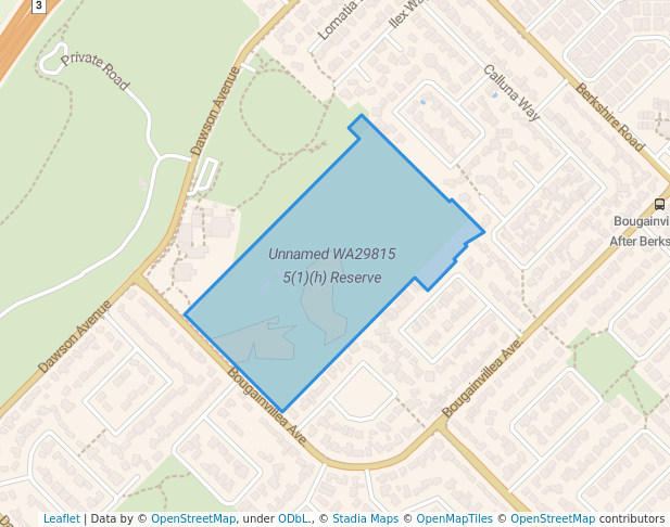 Unnamed WA29815 5(1)(h) Reserve