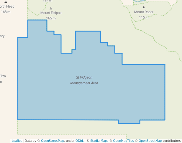 walking in St Vidgeon Management Area map in Limmen