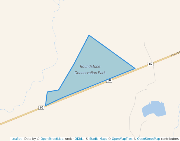 walking in Roundstone Conservation Park map in Moura