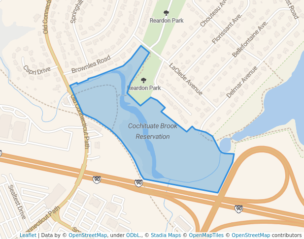 Cochituate Brook Reservation