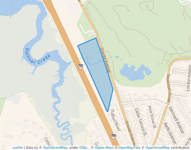 walking in Neponset River Reservation map in Milton