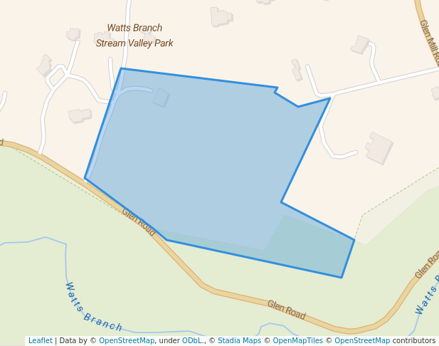 walking in Adventure Conservation Park map in Potomac