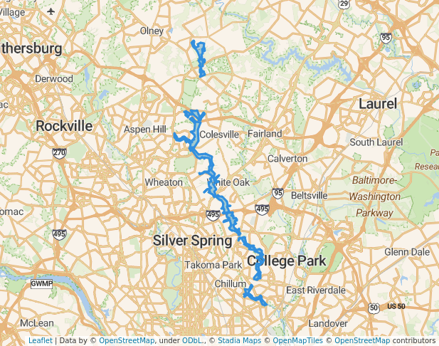 Northwest Branch Stream Valley Park