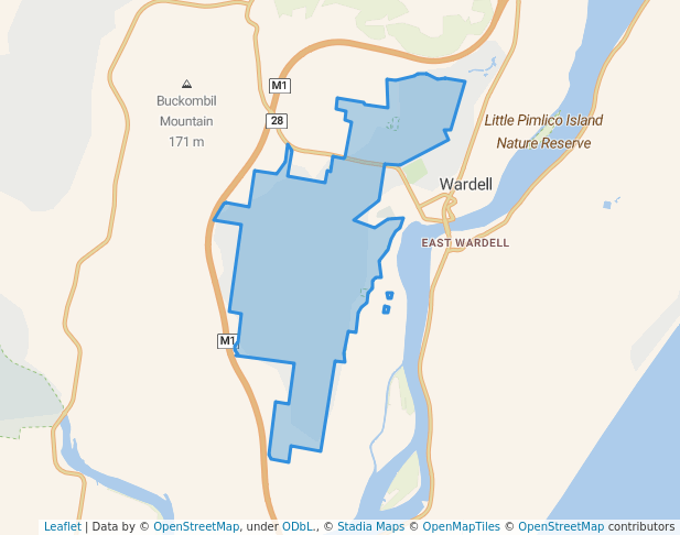 walking in Ngunya Jargoon Indigenous Protected Area map in Rous
