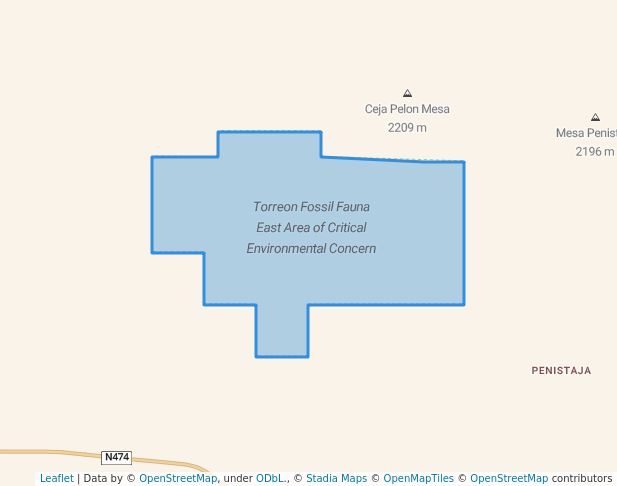 walking in Torreon Fossil Fauna East Area of Critical Environmental Concern map in Cuba