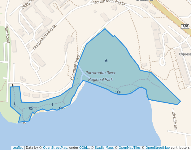 Bedlam Bay Parramatta Regional Park