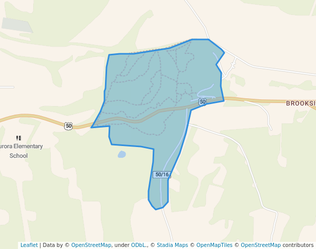walking in Cathedral State Park map in Amboy