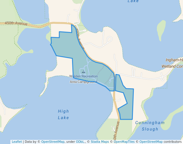 Wolden Recreation Area in Wallingford | Map and Routes