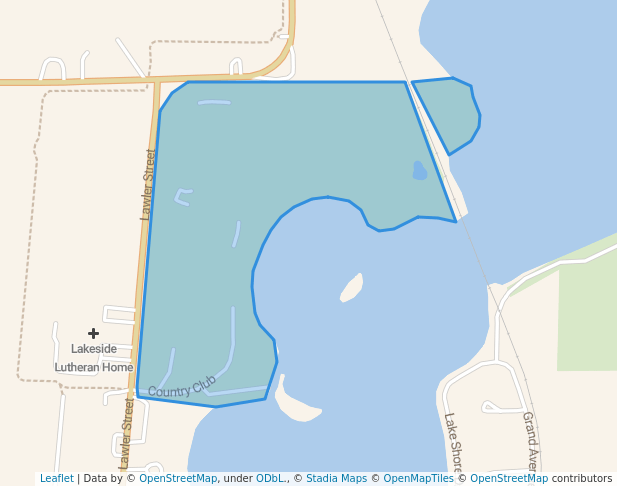 walking in Kearny State Park map in Emmetsburg