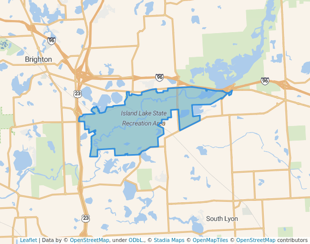 Island Lake State Recreation Area