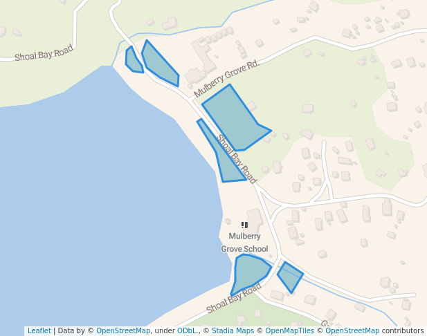 walking in Mulberry Grove Reserve map in Great Barrier Island / Aotea
