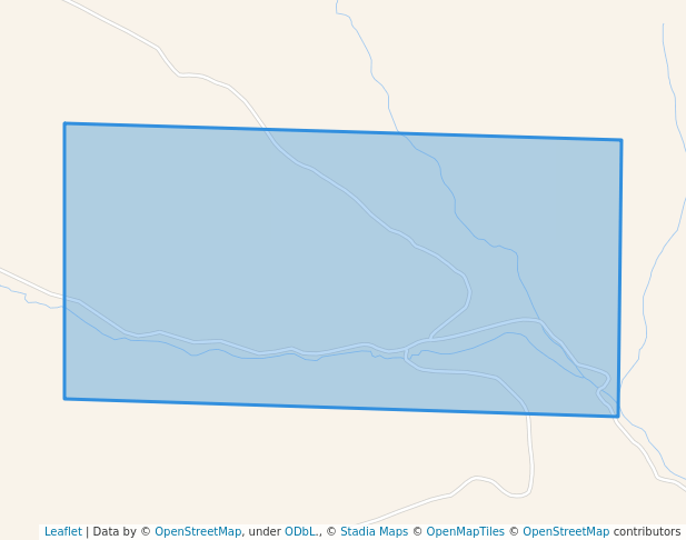 walking in Upper Dry Gulch Natural Area Preserve map in Malaga