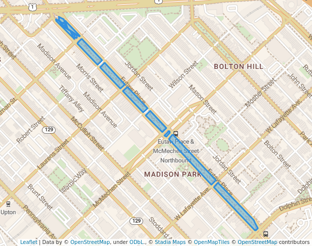 Eutaw Place Median Park