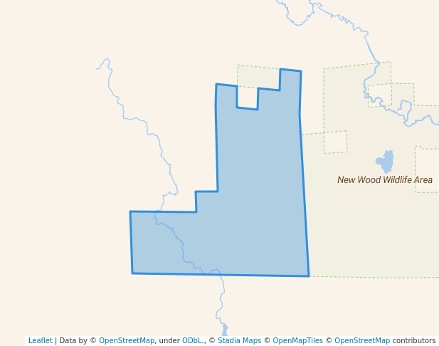 walking in State Ice Age Trail Area - Camp 27 Segment map in Merrill