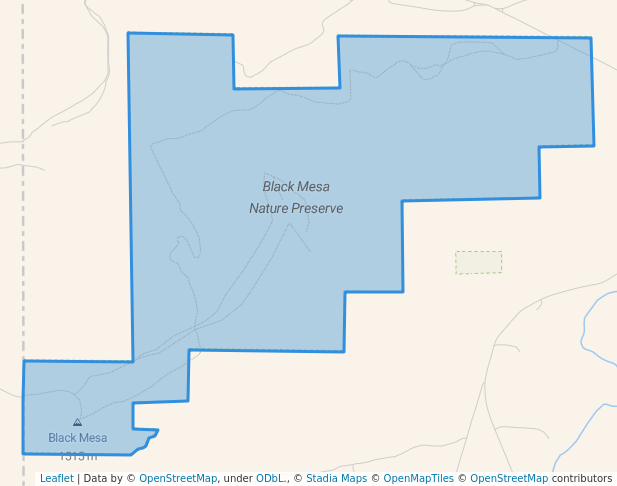 Black Mesa Nature Preserve
