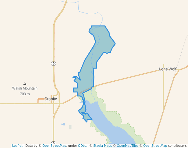 walking in Altus-Lugert State Wildlife Management Area;Quartz Mountain Resort State Park map in Lone Wolf