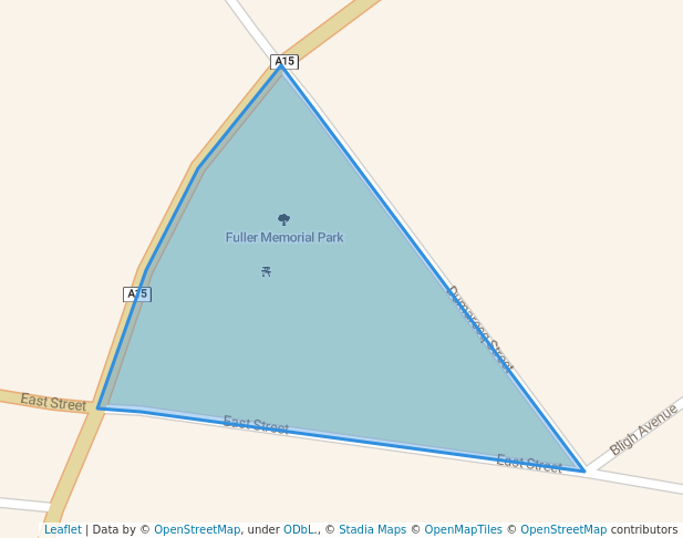 walking in Fuller Memorial Park map in Mihi