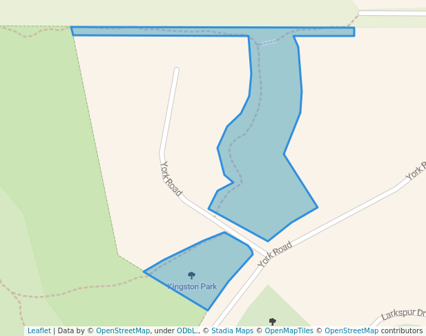 walking in Kingston Park map in Duncan