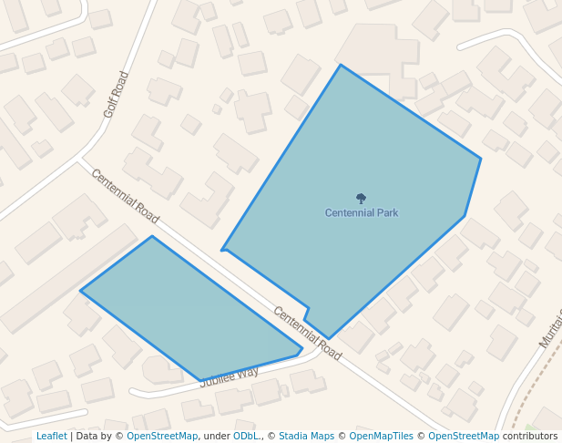 walking in Centennial Park map in Nelson