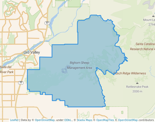Bighorn Sheep Management Area