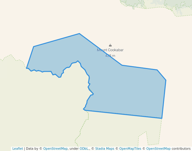 walking in Juunju Daarrba Nhirrpan National Park (Cape York Peninsula Aboriginal Land) map in Degarra