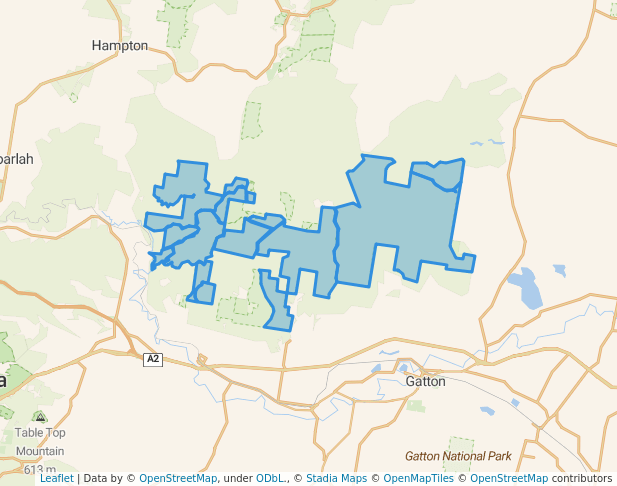 walking in Lockyer National Park map in Egypt