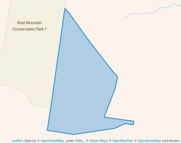 walking in Boat Mountain Conservation Park 2 map in Tansey