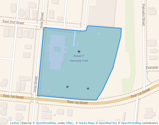 Robert F Kennedy Park in Jacksonville | Map and Routes