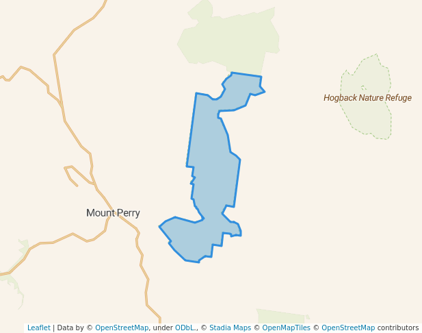 walking in Mount Perry Resources Reserve map in Lake Monduran