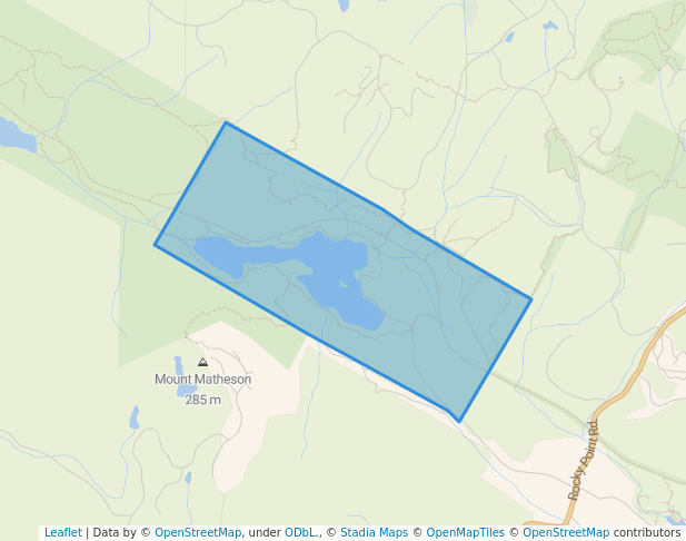 Matheson Lake Regional Park