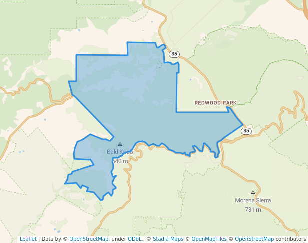 Purisima Creek Redwoods Open Space Preserve
