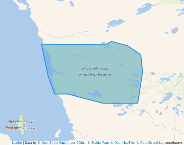 walking in Poplar/Nanowin Rivers Park Reserve map in Negginan