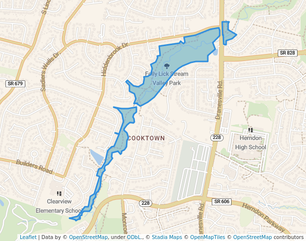 Folly Lick Stream Valley Park