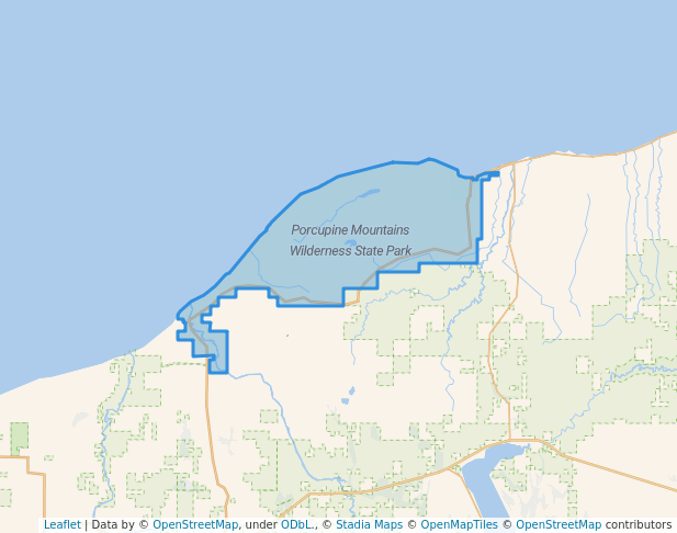 Porcupine Mountains Wilderness State Park