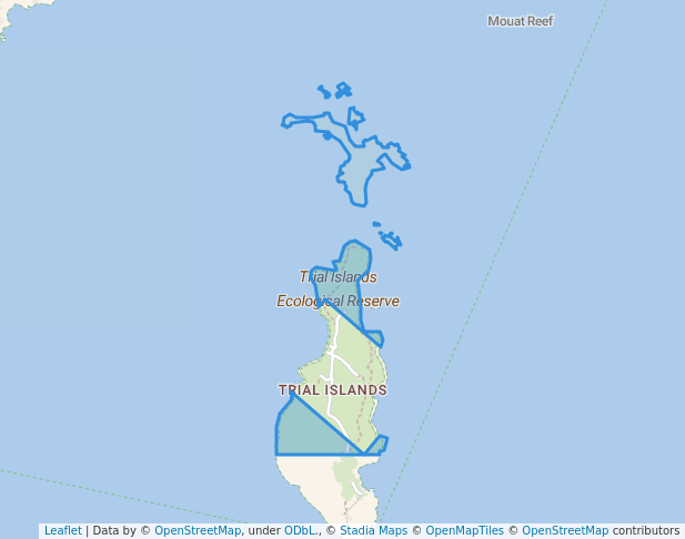 walking in Trial Islands Ecological Reserve map in Oak Bay