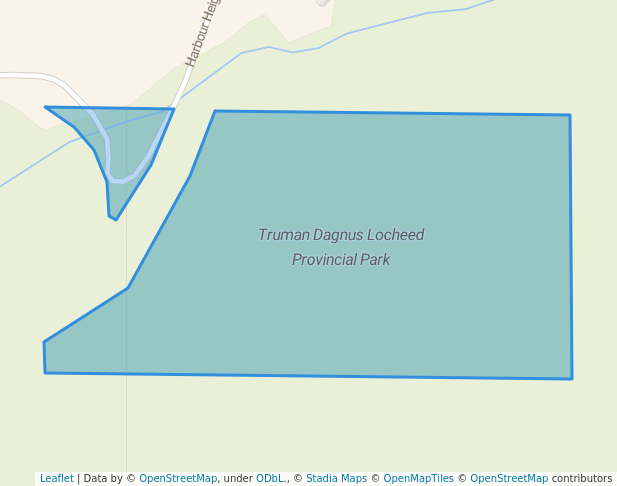walking in Truman Dagnus Locheed Provincial Park map in Vernon