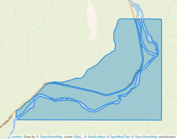walking in Kettle Canyon/Kettle Bench Recreation Site map in Beaverdell