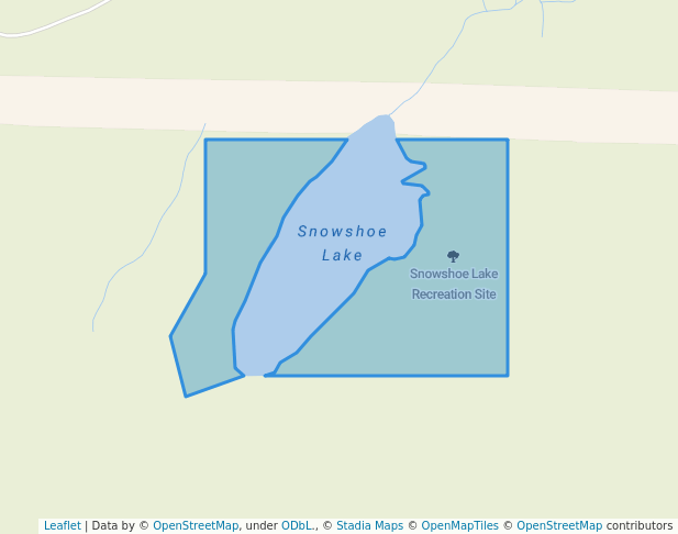 walking in Snowshoe Lake Recreation Site map in Fauquier