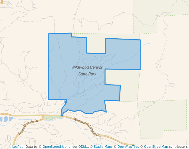 Wildwood Canyon State Park