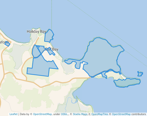 walking in Cape Hillsborough National Park map in Eimeo