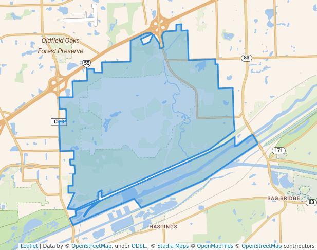Waterfall Glen Forest Preserve