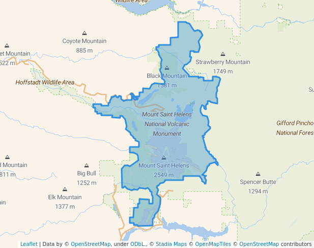 Mount Saint Helens National Volcanic Monument