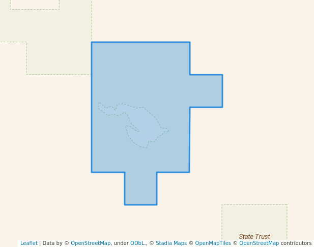 walking in USFWS map in Chinook