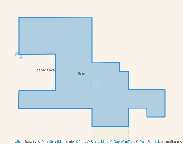 walking in BLM map in Miles City